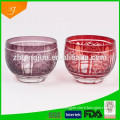 Color Shot Glass With Hand Carving,Promotional Color Shot Glass
